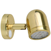 Scandvik LED Brass Reading Light 1030V 19052P