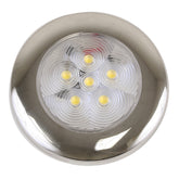 Scandvik B3 Downlight Surface Mount Cool White SS Trim IP67 1224V 41320P