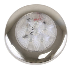 Scandvik B3 Downlight Surface Mount Blue SS Trim IP67 1224V 41321P