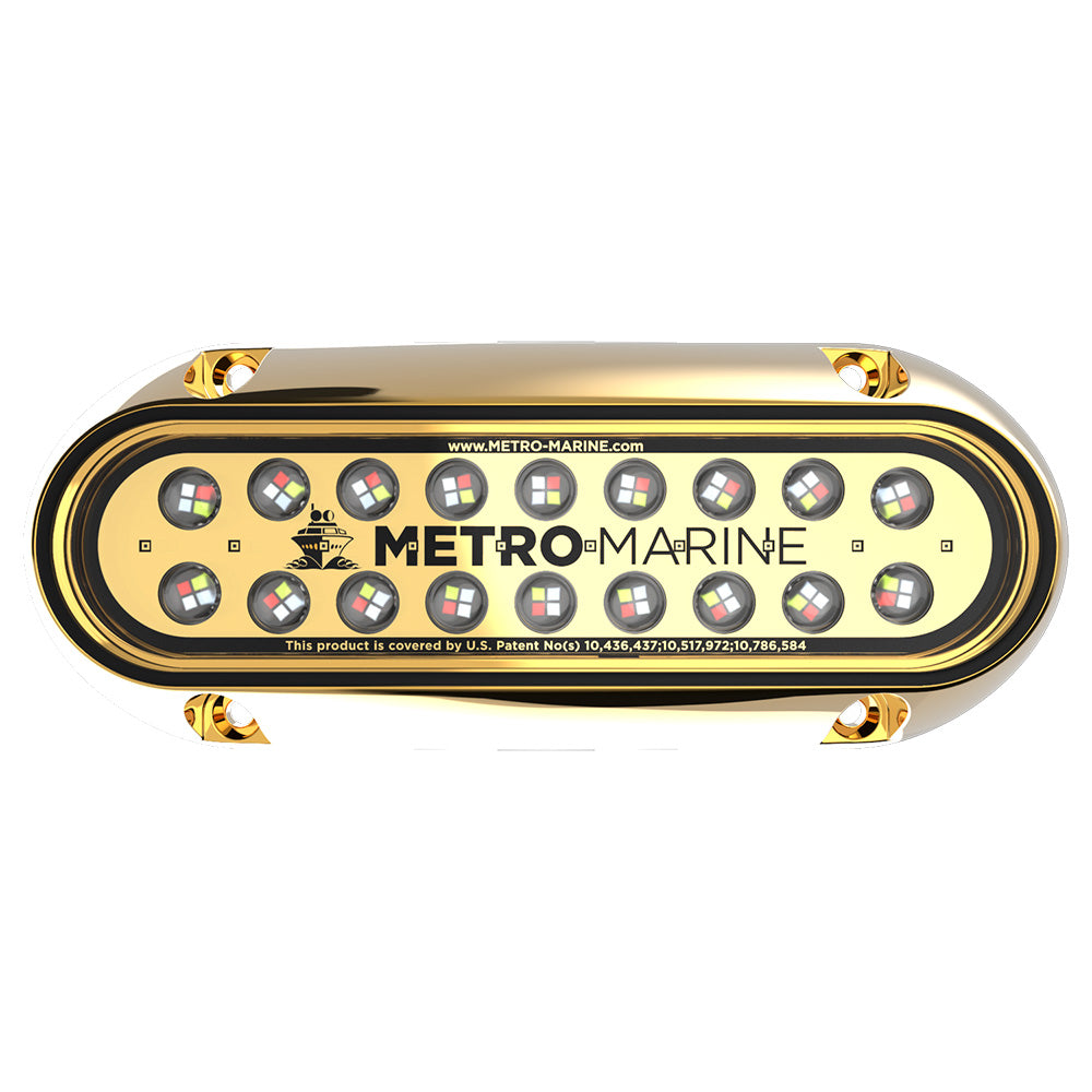Metro Marine HighOutput Elongated Underwater Light wIntelligent Full Spectrum LEDs RGBW 90 Beam FBME1HFS90