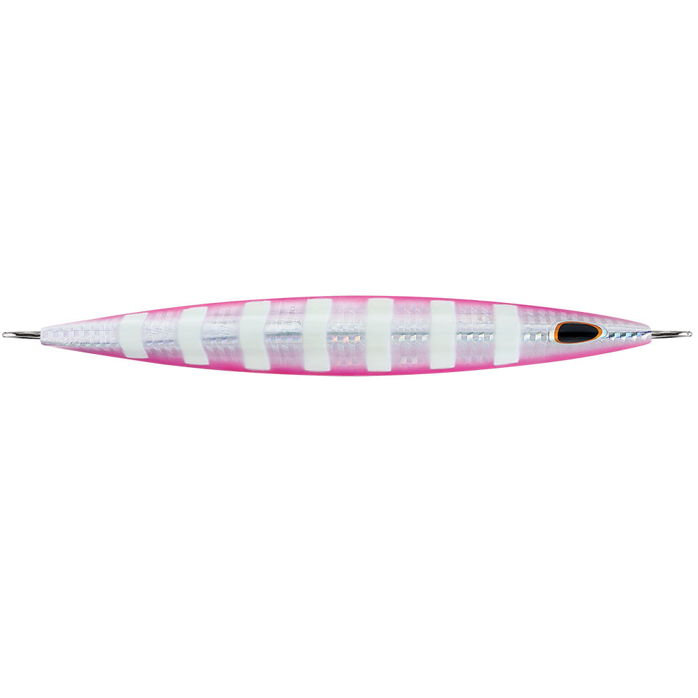Williamson Kensaki 280 Jig 725 978oz Silver Pink Zebra KSJ280SPZ
