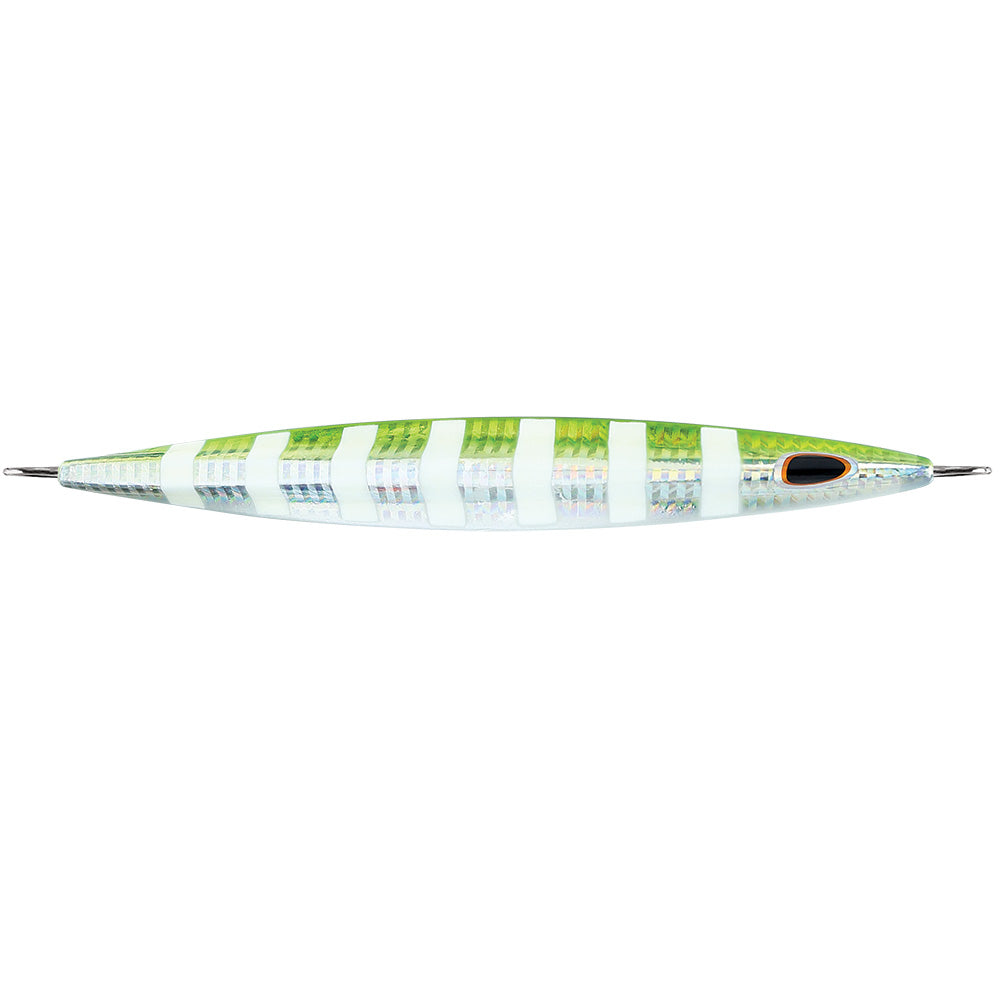 Williamson Kensaki 280 Jig 725 978oz UV Green Sardine Zebra KSJ280UVGSZ