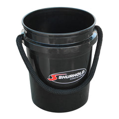 Shurhold Worlds Best Rope Handle Bucket 5 Gallon Black 2452