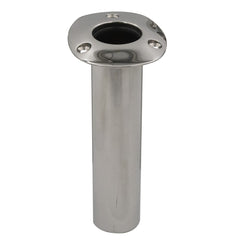 CE Smith 70 Series Standard Flush Mount Rod Holder 0 Degree Stainless Steel Cast Bottom Black Liner 536700C