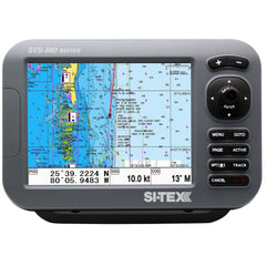 SITEX GPS ChartDual Frequency 600W Sonar System 8 Color LCD wInternal External GPS Antenna CMAP 4D Card SVS880CFE