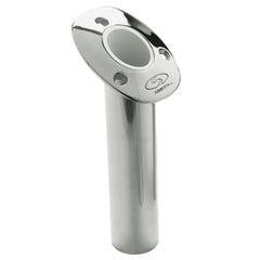 CE Smith Flush Mount Rod Holder 30 Degree 9 Depth Stainless Steel Cast Bottom White Vinyl Liner 53672CA
