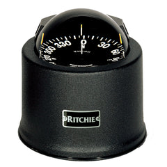 Ritchie SP5B GlobeMaster Compass Pedestal Mount Black 5 Degree Card 12V SP5B