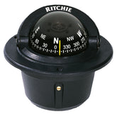 Ritchie F50 Explorer Compass Flush Mount Black F50
