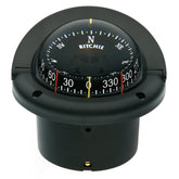 Ritchie HF743 Helmsman Combidial Compass Flush Mount Black HF743