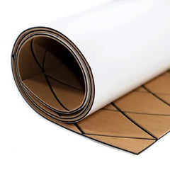 SeaDek 40 x 80 6mm Two Color Diamond Full Sheet Brushed Texture MochaBlack 1016mm x 2032mm x 6mm 5641180093