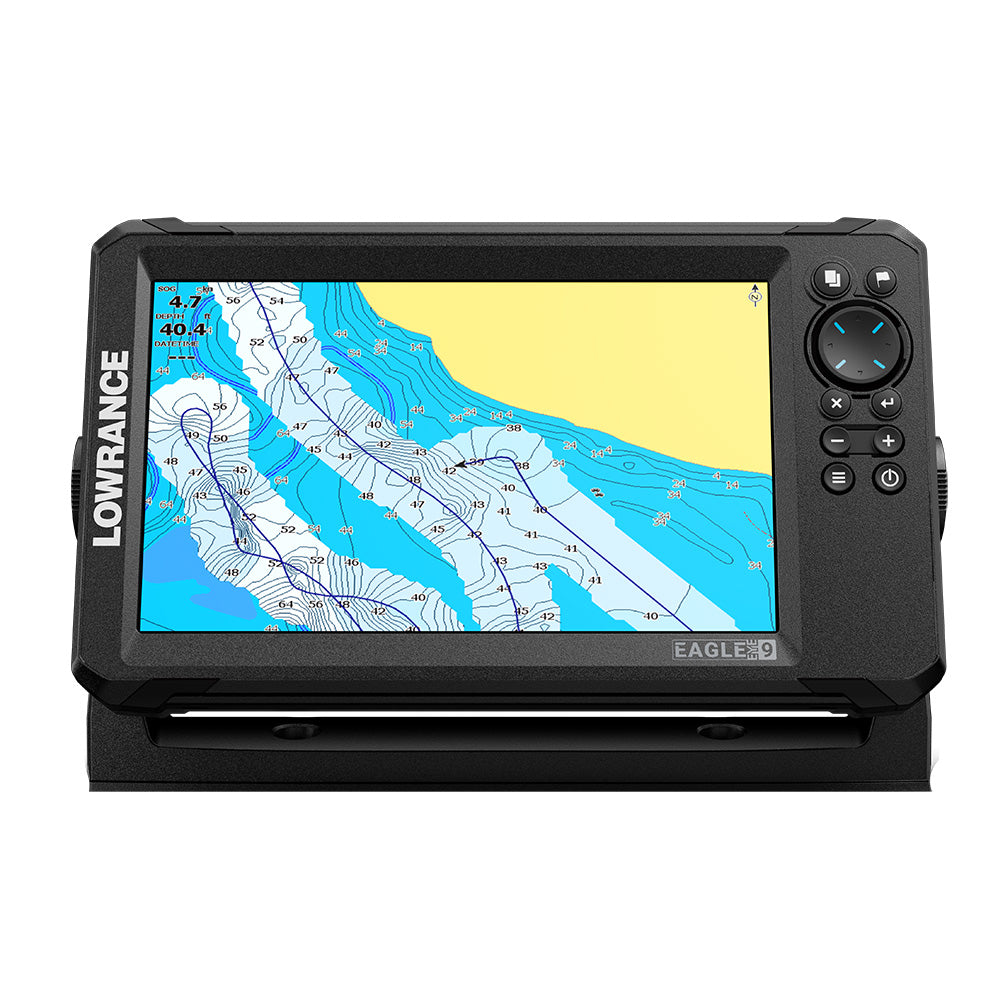 Lowrance Eagle Eye 9 Live wTM Transducer CMAP Inland Charts 00016129001