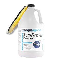 Xanigo Marine Shore Power Cord Rub Rail Cleaner wGlove 1 Gallon XMSPC1G