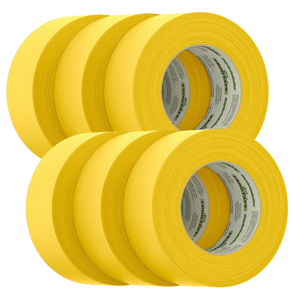 FrogTape CP 225 MediumHigh Adhesion Masking Tape 48MM x 55M x 6Pack Gold Rated f225F 105322