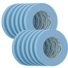 FrogTape CP 250 MediumHigh Adhesion Masking Tape 18MM x 55M x 12Pack Light Blue Rated f250F 105770