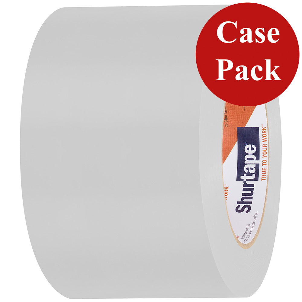 Shurtape UVResistant Marine Hull Preservation Tape 72MM 33M Roll Straight Edge White Case of 16 Rolls 105747C