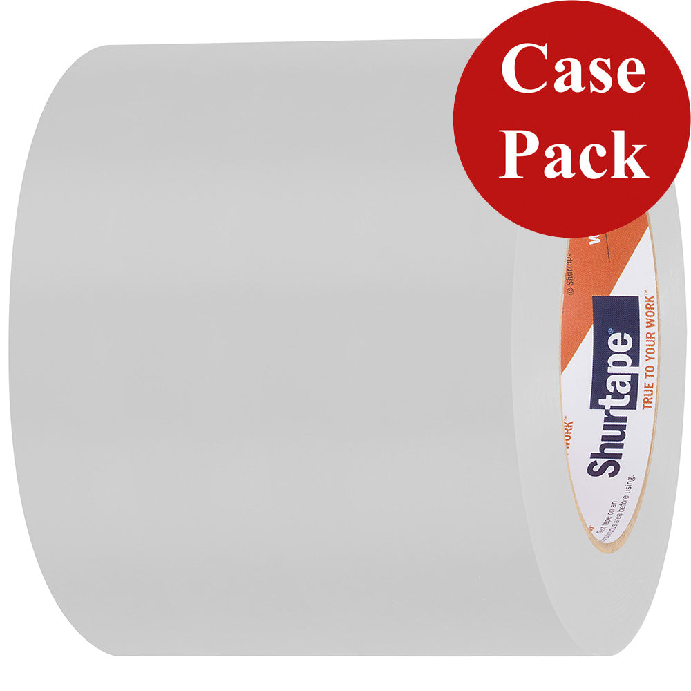 Shurtape UVResistant Marine Hull Preservation Tape 96MM 33M Roll Straight Edge White Case of 12 Rolls 105749C
