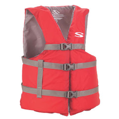 Stearns PFD 2001 Adult Boat Universal Red Display fAdults Over 90lbs Chest Size Of 50 2160925