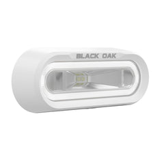 Black Oak Low Pro Off Road Spreader Light Bracket Mount White Housing White LED MLPSW