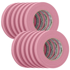 FrogTape CP 325 MediumHigh Adhesion Masking Tape 18MM x 55M x 12Pack Pink Rated f325F 106025
