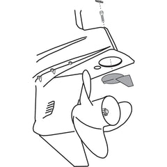 Performance Metals Yamaha Trim Tab Anode 150225 hp Aluminum 00125A