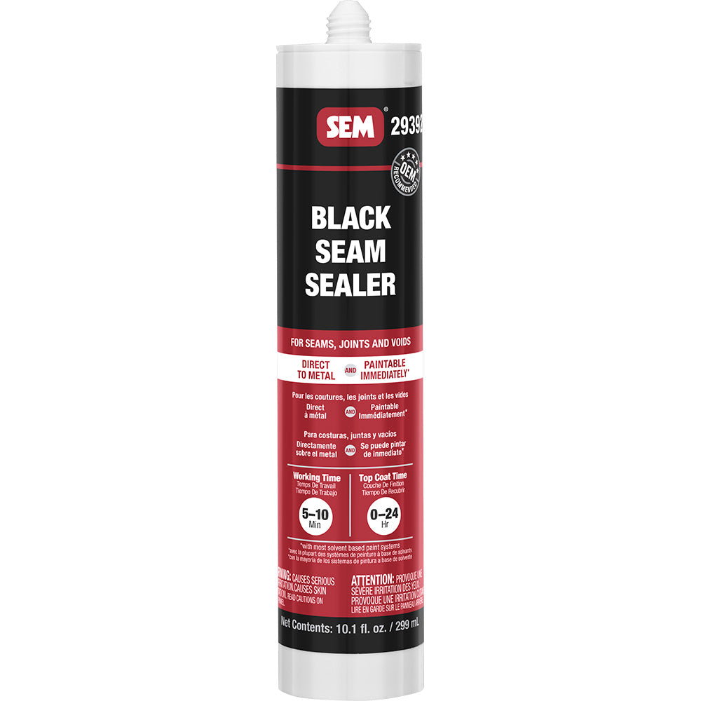 SEM 1K Seam Sealer 101oz Tube Black 29392