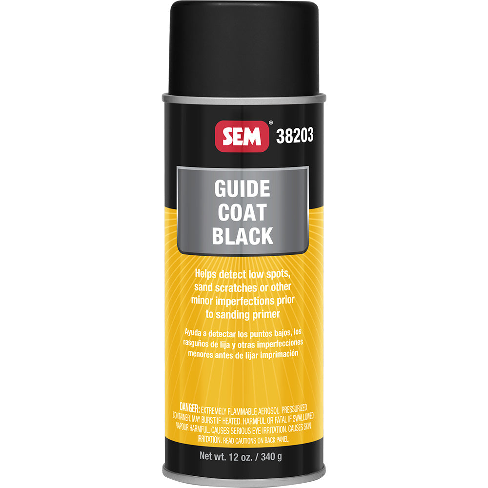SEM Guide Coat 16oz Aerosol Can Black 38203