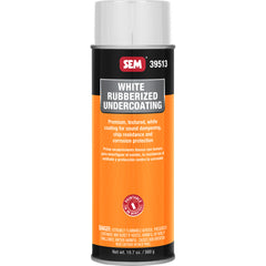 SEM Rubberized Undercoating 24oz Aerosol Can White 39513