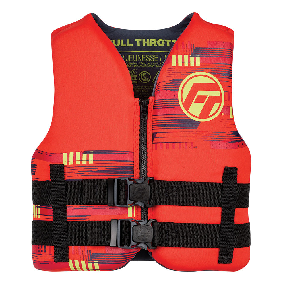Full Throttle Youth RapidDry Life Jacket Red 14210010000226