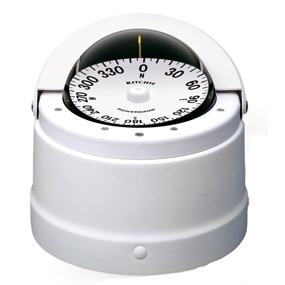 Ritchie DNW200 Navigator Compass Binnacle Mount White DNW200