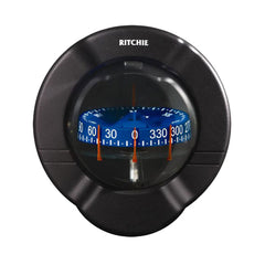 Ritchie SR2 Venture Sail Boat Compass Bulkhead Mount Black SR2