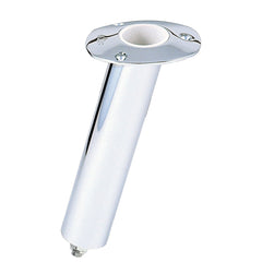 Lees 15 Degree Stainless Steel Swivel Base Flush Mount Rod Holder Medium 2 OD X 65 Tube f Small Bent Butts RH5169H