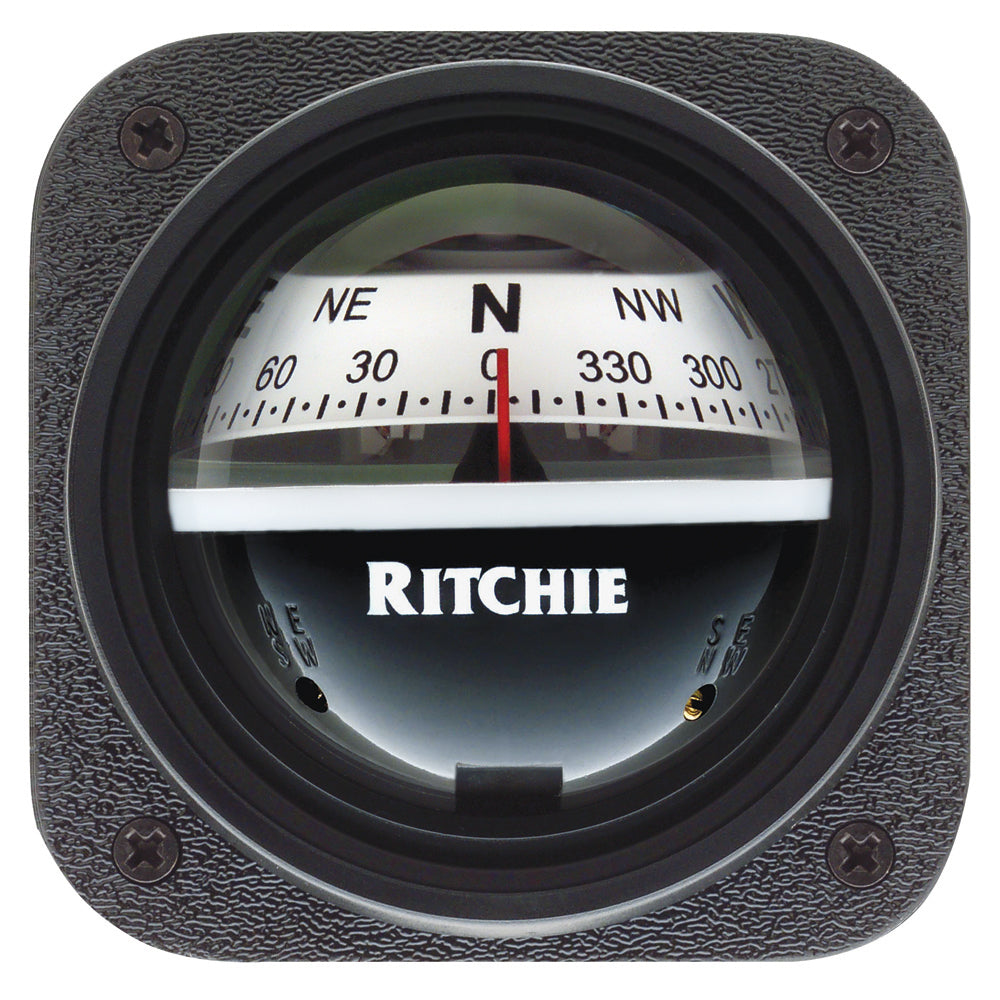 Ritchie V527 Kayak Compass Bulkhead Mount White Dial V527