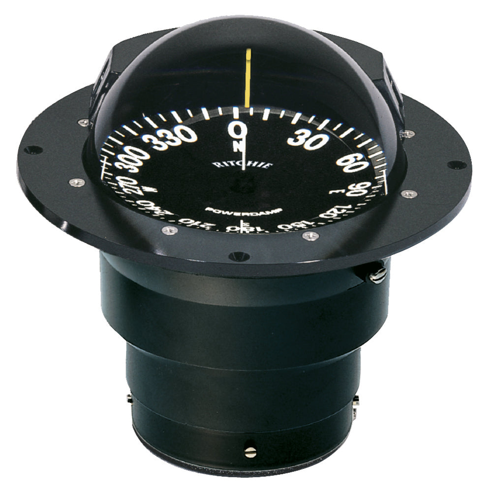 Ritchie FB500 Globemaster Compass Flush Mount Black 12V 5 Degree Card FB500