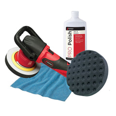 Shurhold Dual Action Polisher Start Kit wPro Polish Pad MicroFiber Towel 3101