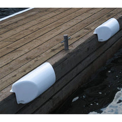 Dock Edge Dolphin Dockside Bumper 7 x 16 Straight White 1060WF