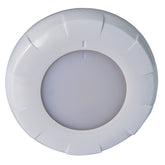 Lumitec Aurora LED Dome Light White Finish WhiteRed Dimming 101076