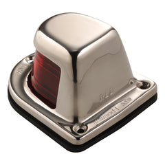 Attwood 1Mile Deck Mount Red Sidelight 12V Stainless Steel Housing 66319R7