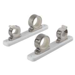 TACO 2Rod Hanger wPoly Rack Polished Stainless Steel F1627511