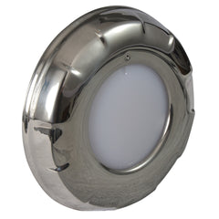 Lumitec Aurora LED Dome Light Polished SS Finish 2Color WhiteRed Dimming 101139