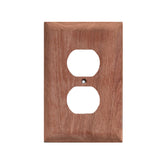Whitecap Teak Outlet CoverReceptacle Plate 60170