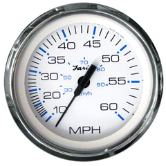 Faria Chesapeake White SS 4 Speedometer 60MPH Pitot 33811