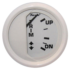 Faria Dress White 2 Trim Gauge Mercury Mariner Mercruiser Volvo DP Yamaha 01 and newer 13122