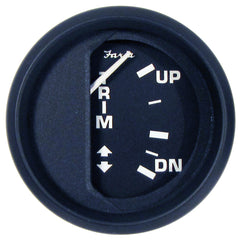 Faria Euro Black 2 Trim Gauge f Mercury Mariner Mercruiser Volvo DP Yamaha 01 and Newer 12828