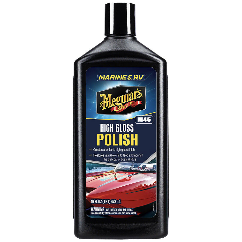 Meguiars 45 BoatRV Polish Gloss Enhancer 16oz M4516