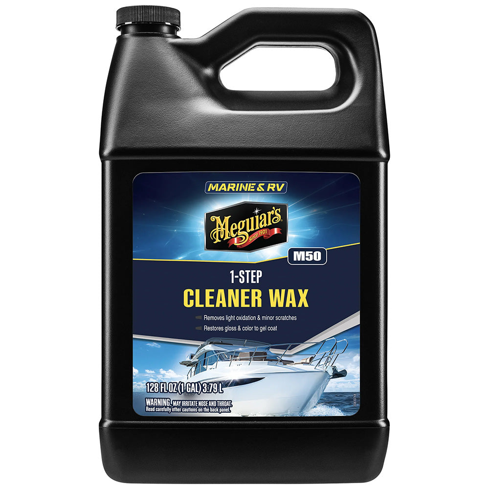 Meguiars 50 BoatRV Cleaner Wax Liquid 1 Gallon M5001