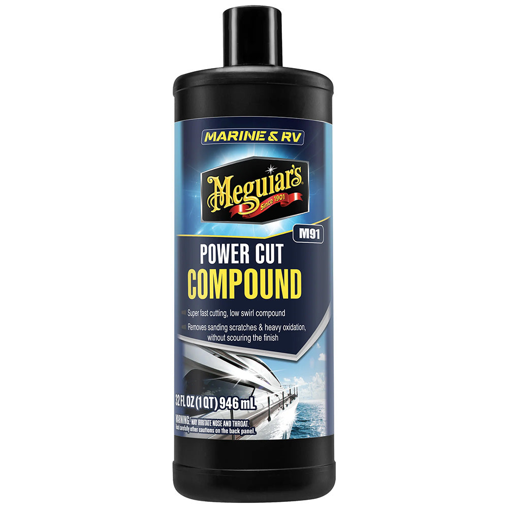 Meguiars 91 MarineRV Pro Grade Power Cut Compound 32oz M9132