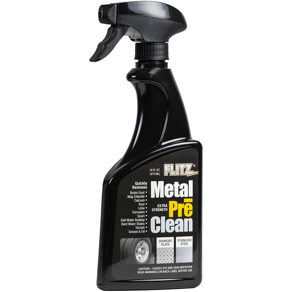 Flitz Metal PreClean All Metals Icluding Stainless Steel 16oz Spray Bottle AL 01706