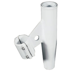 Lees ClampOn Rod Holder White Aluminum Vertical Mount Fits 2375 OD Pipe RA5005WH