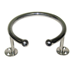 Whitecap Top Mount Ring SS Cup Holder 1Drink Base Mount S3516