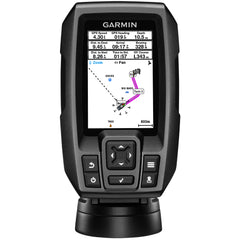 Garmin STRIKER 4 Fishfinder Worldwide Version w77200kHz 4Pin Transducer wTransom Trolling Motor Mounts 0100155001
